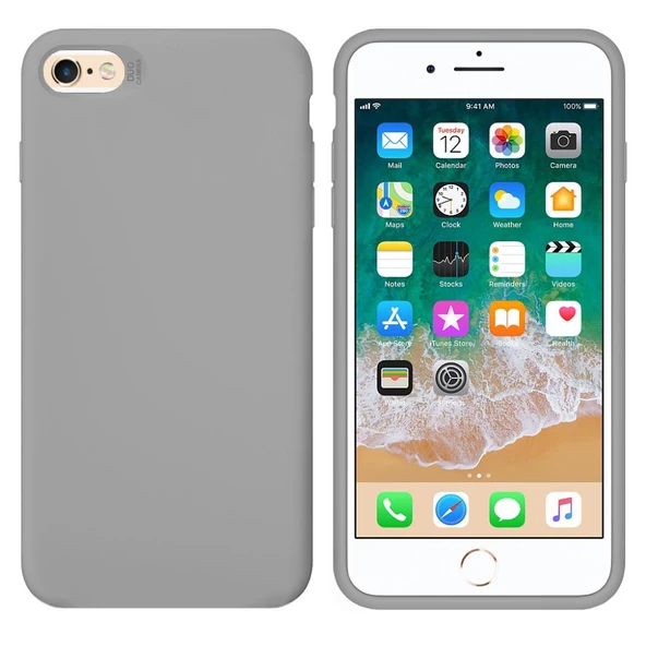 iPhone 7 / 8 Kılıf FitCase PremiumS Silikon Arka Kapak - Resim 11
