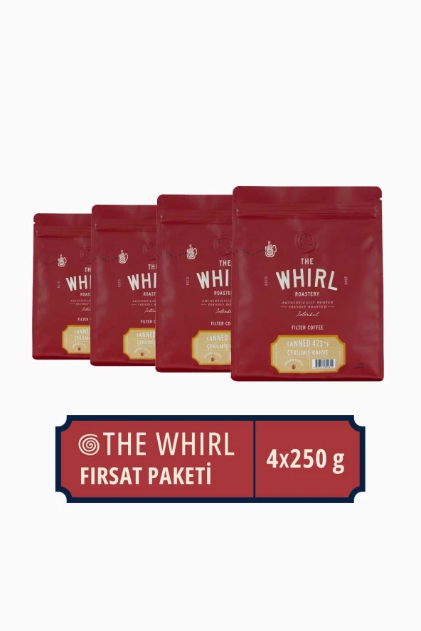 The Whirl Filtre Tanned 423°F Çekilmiş Kahve 4'lü Fırsat Paketi ürün görseli 1