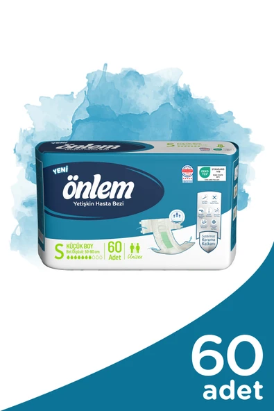 Önlem Hasta Bezi Bel Bantlı Tekstil Yüzey Small Küçük 60 Adet ürün görseli 1