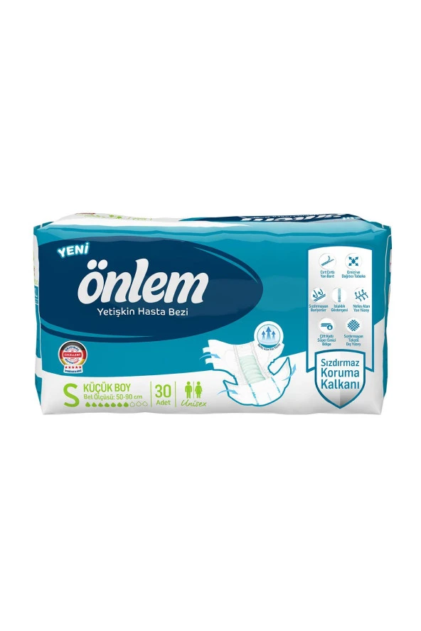 Önlem Yetişkin Hasta Bezi Küçük Boy ( Small ) 30 Adet ürün görseli 1