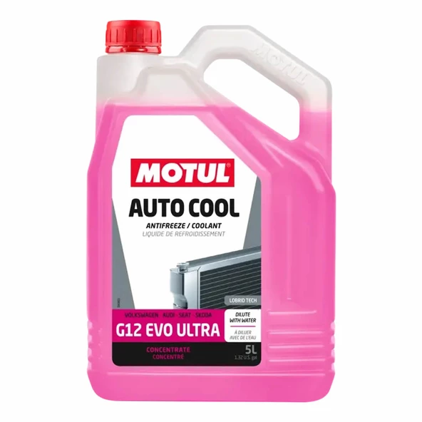 Motul Auto Cool G12 Evo Ultra 5 Lt Konsantre Kırmızı Antifriz ürün görseli 1
