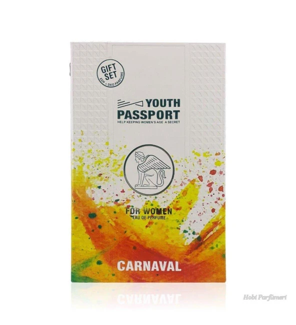 Youth Passport 75ml Edp Carnaval + Deo Roll-On 60ml Kadın Parfüm Set ürün görseli 1