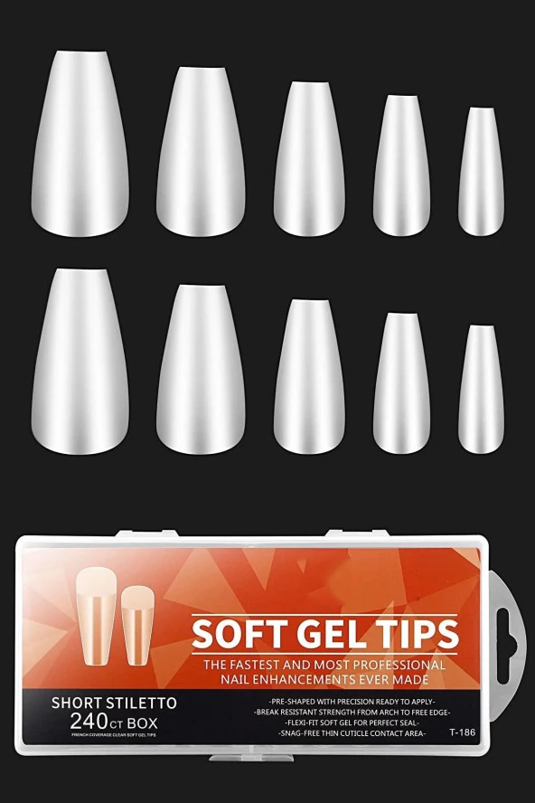 Fontenay 240lı Soft Jel Tips & Yeni Nesil Kullanımı Kolay Yumuşak Jel Tips T-186 ürün görseli 1