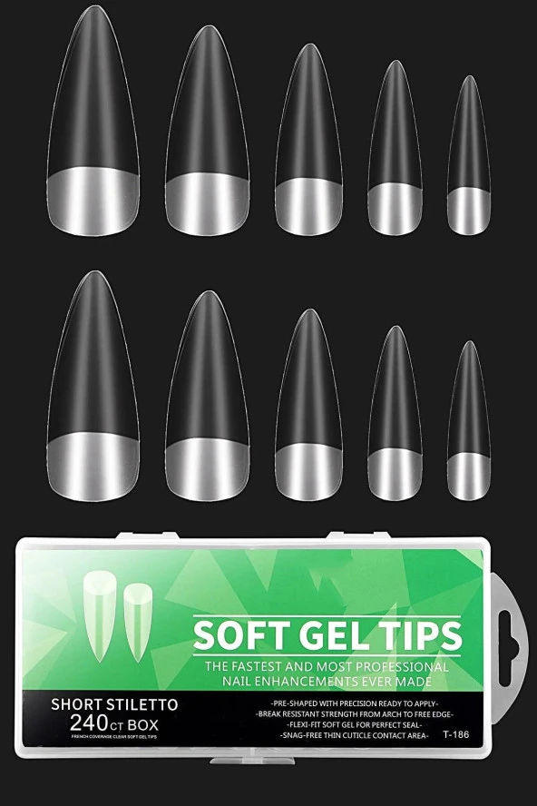 Fontenay 240lı Soft Jel Tips & Yeni Nesil Kullanımı Kolay Yumuşak Jel Tips T-186-4 ürün görseli 1