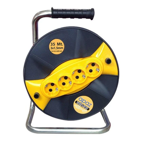 Apaz Makaralı Seyyar Kablo 3x1.5 - 35M ürün görseli 1