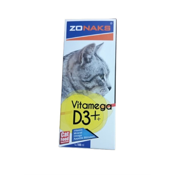 KEDİLER İÇİN VİTMAMİN + D3 + OMEGA3-OMEGA6- OMEGA -9 ürün görseli 1