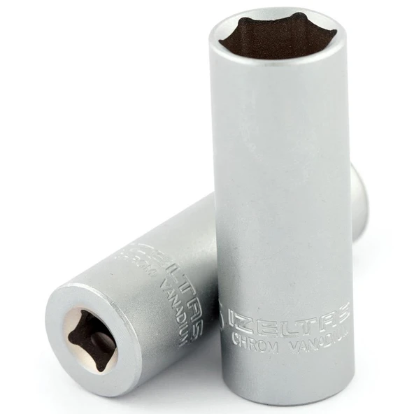 İzeltaş 1/4 Altı Köşe Derin Lokma Anahtar 12mm ürün görseli 1