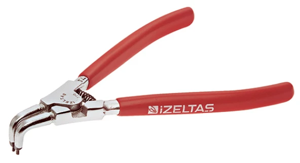 İzeltaş 3311 Dış Segman Pense Yaylı Eğri 275 mm ürün görseli 1