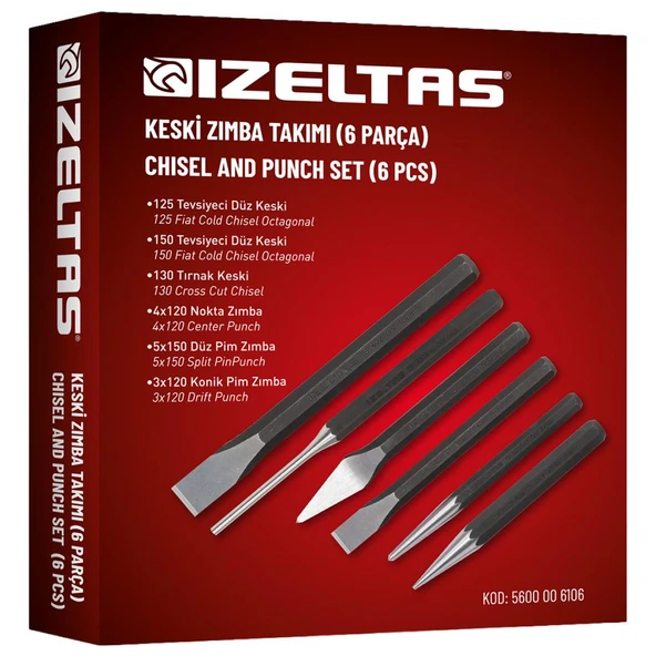 İzeltaş 5600 Keski Zımba Takımı ürün görseli 1