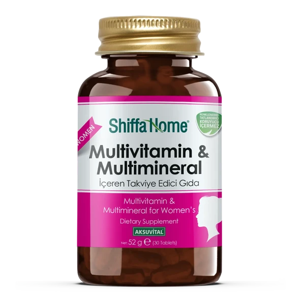 MULTİVİTAMİN & MULTİMİNERAL - KADIN - 1760 MG X 30  TABLET ürün görseli 1