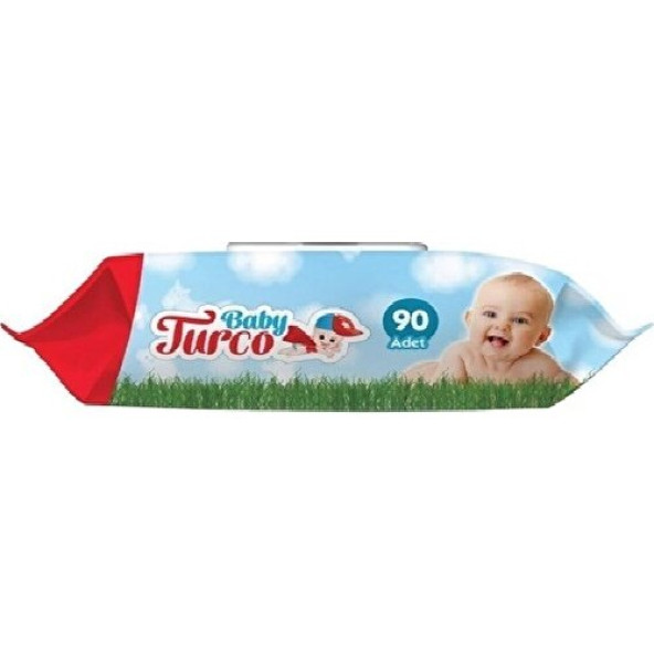 Baby Turco Klasik 90 Yaprak Islak Havlu Mendil ürün görseli 1