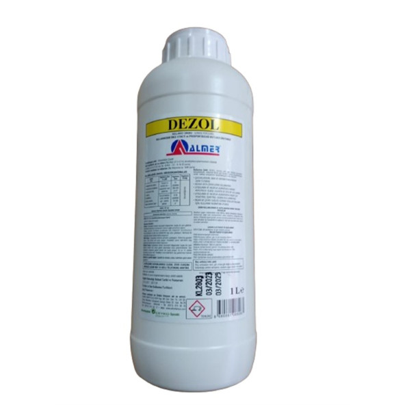 Dezol 1 Litre (bina ,imalathane, Veteriner Klinik, Ahır, Ağıl, Kuluçhane Ve Ekipmanın Dezenfeksiyonu ürün görseli 1