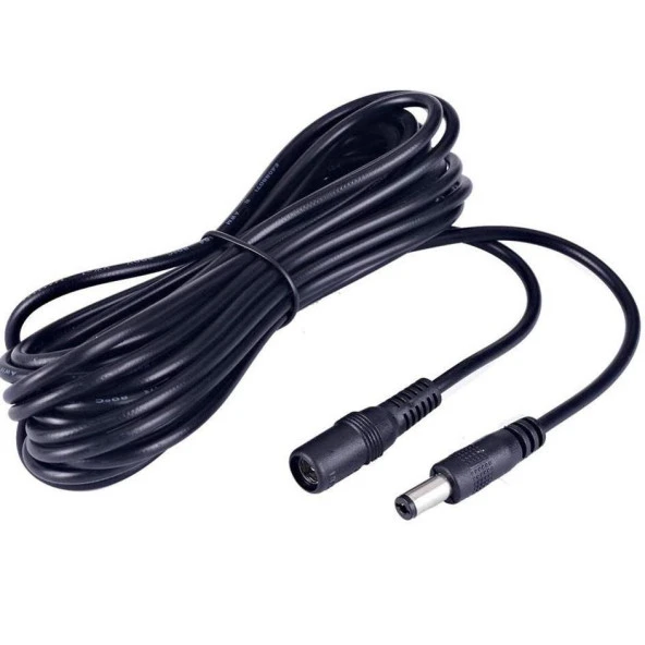 Dc Adaptör Uzatma Kablosu 3 Metre 5.5mm x 2.1mm Dişi Erkek ürün görseli 1