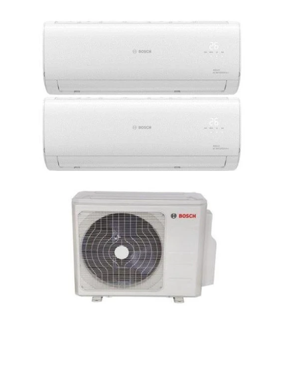 Bosch Multi Split İnverter Klima 28000 Btu 1 Dış + 2 İç Ünite 12000 + 18000 Btu ürün görseli 1