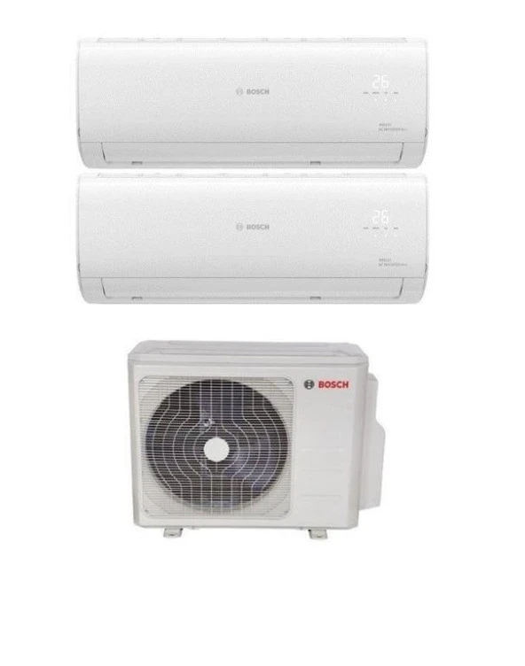Bosch Multi Split İnverter Klima 28000 Btu 1 Dış + 2 İç Ünite 9000 + 18000 Btu ürün görseli 1