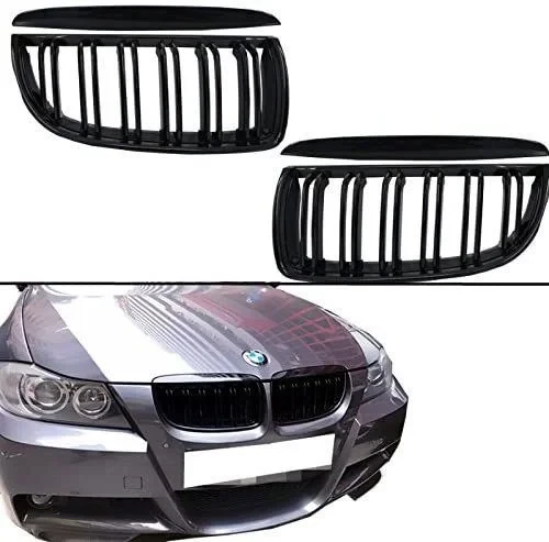 Bmw 3 Uyumlu Serisi E90 (05-08) Ön Panjur Çift Tırnak Modeli ürün görseli 1