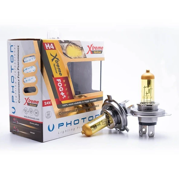 H4 24V Uyumlu 75/70W Xtreme Yellow ürün görseli 1