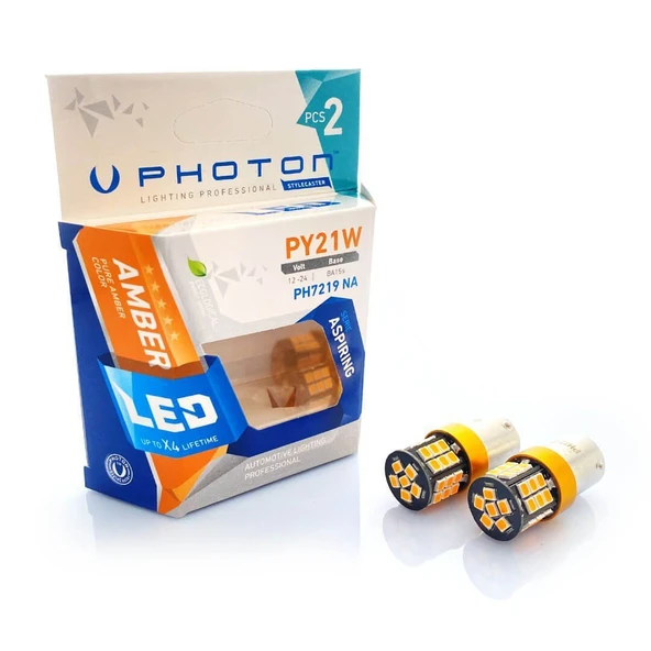 P21W Amber Uyumlu (Turuncu) Exclusive Serisi Ph7219 Na ürün görseli 1