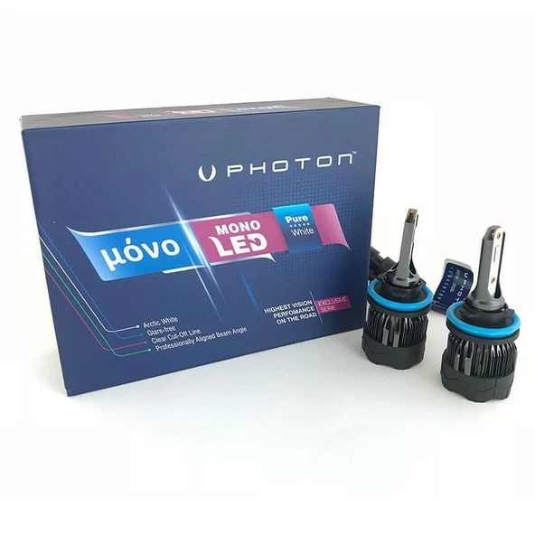 Mono H8-H11-H16 Uyumlu 12V LED Headlıght ürün görseli 1