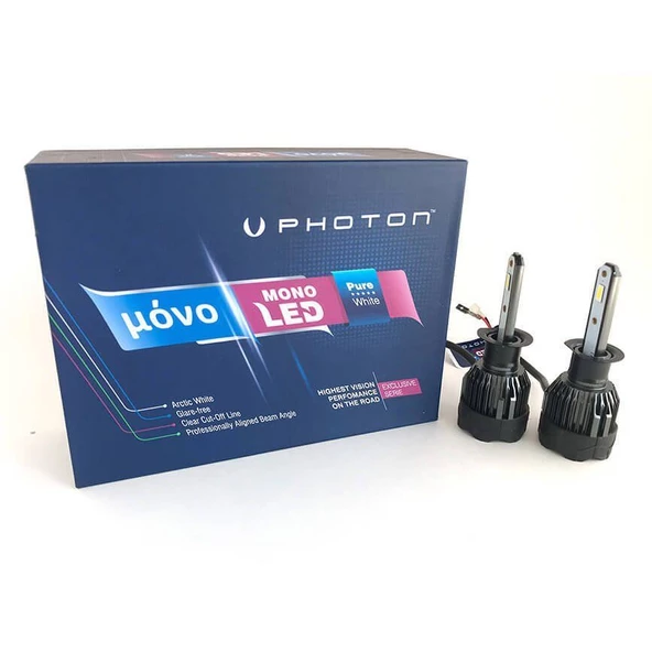 Mono H1 Uyumlu 12V LED Headlıght ürün görseli 1
