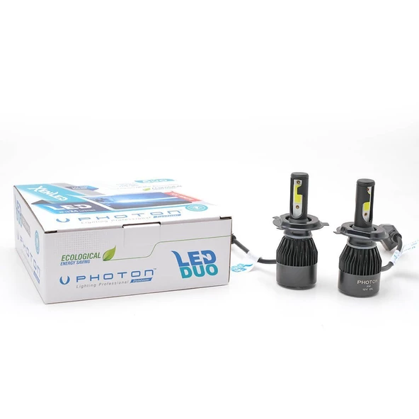 Duo H4 Uyumlu 12V LED Headlıght ürün görseli 1