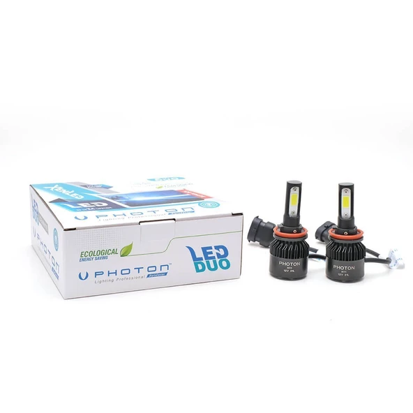 Duo H8-H11-H16 Uyumlu 12V LED Headlıght ürün görseli 1
