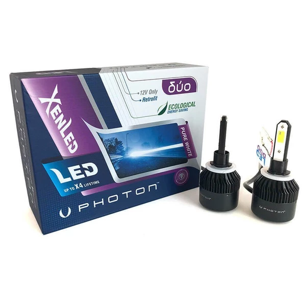 Duo H27 Uyumlu 12V LED Headlıght ürün görseli 1