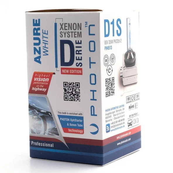 D1S 8000K Uyumlu Azure White Ampul ürün görseli 1