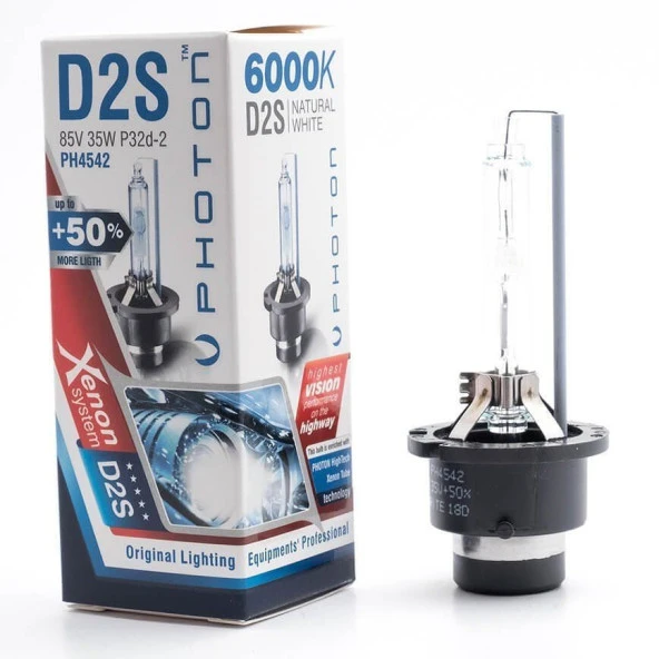 D2S 6000K Uyumlu 0,5 Fazla Işık Oem Ampul ürün görseli 1