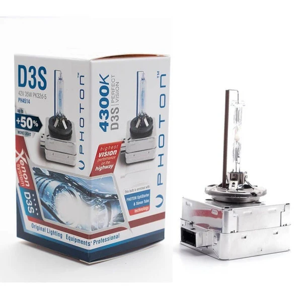 D3S 4300K Uyumlu 0,5 Fazla Işık Oem Ampul ürün görseli 1