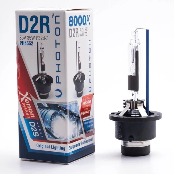 D2R 8000K Uyumlu Azure White Ampul ürün görseli 1