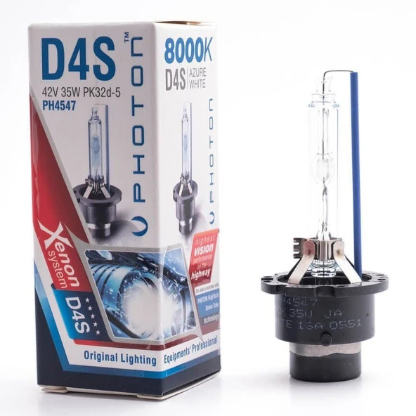 D4S 8000K Uyumlu Azure White Ampul ürün görseli 1