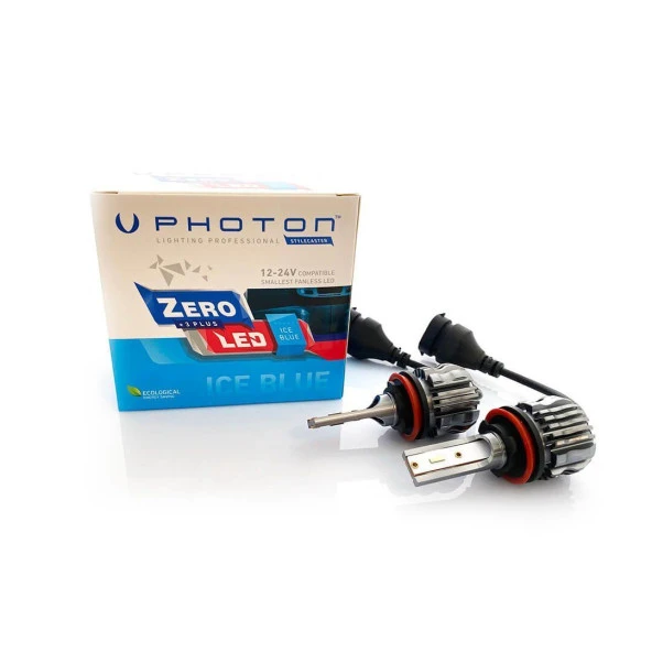 Photon Zero Uyumlu H8-H9-H11-H16 Buz Mavisi 3 Plus Fansız LED ürün görseli 1