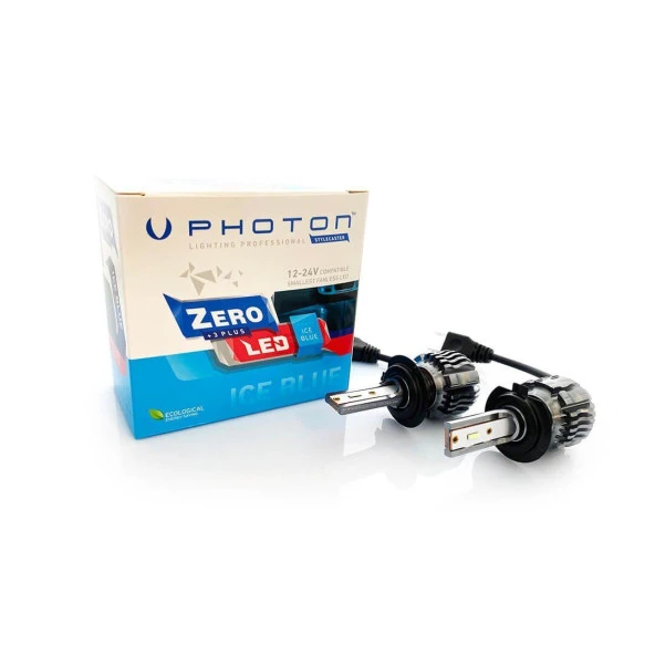 Photon Zero Uyumlu H7 Buz Mavisi 3 Plus Fansız LED ürün görseli 1