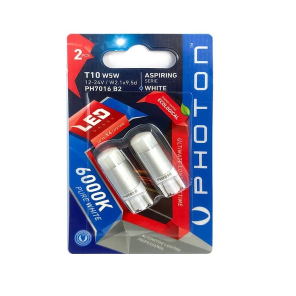 Photon T10 Uyumlu W5W Blister Ph7016 B2 ürün görseli 1