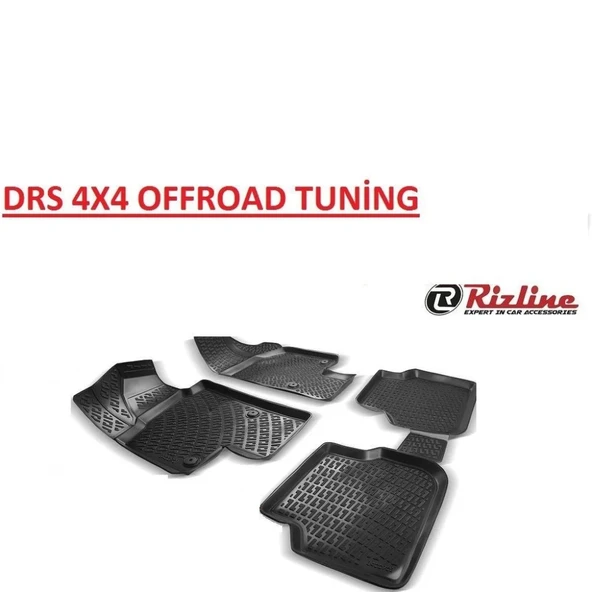 Rizline Bmw Uyumlu F10 2011-2014 Model 3D Havuzlu Paspas ürün görseli 1