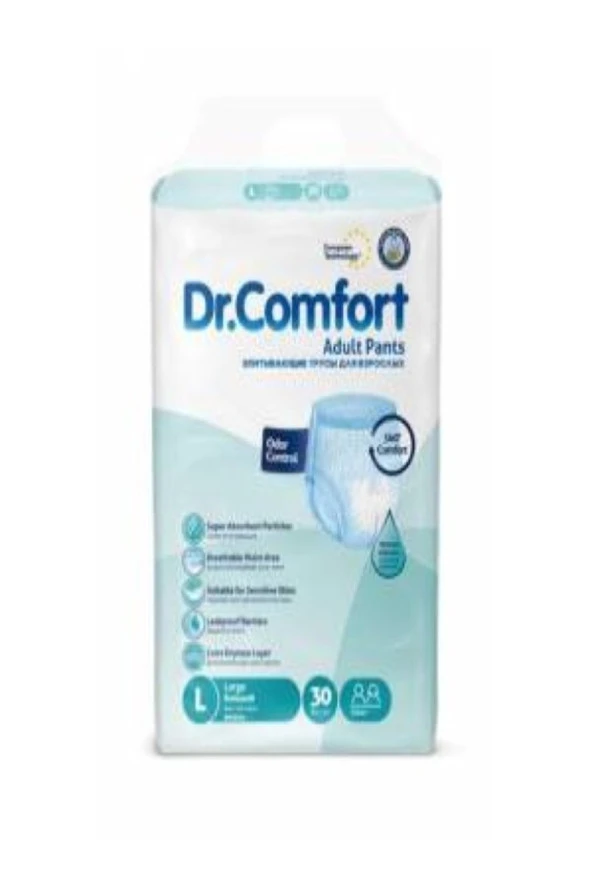 Dr.Comfort Emici Külot Büyük Boy L 30'lu Hasta Bezi ürün görseli 1