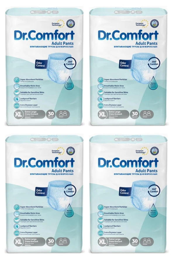 Dr.Comfort Emici Külot Hasta Bezi Xlarge 120 Adet ürün görseli 1