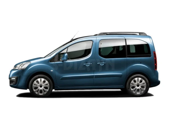 Citroen Berlingo Krom için Cam Çıtası 2 Parça 2008-2018 ürün görseli 1