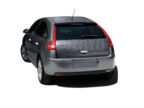 Citroen C4 Hatchback için Krom Bagaj Açma 2005-2010 ürün görseli 1