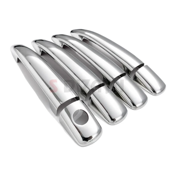 Citroen C4 Picasso için Krom Kapı Kolu 4 Kapı 2006-2010 - Resim 3