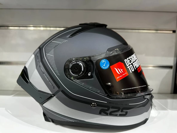 KASK MT THUNDER 4 SV R25 C2 MAT GRİ - Resim 2