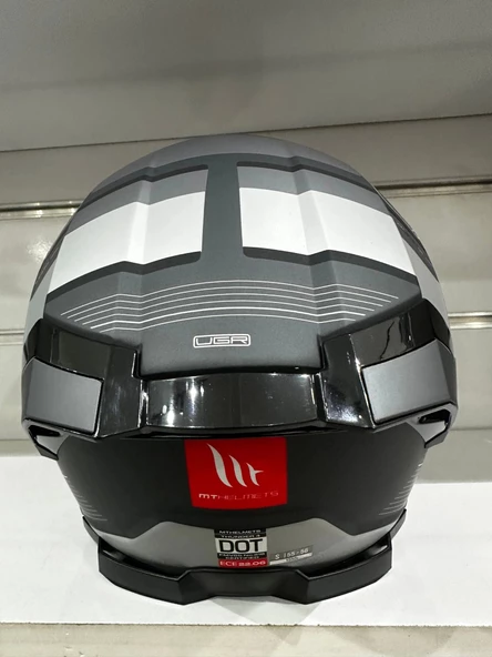 KASK MT THUNDER 4 SV R25 C2 MAT GRİ - Resim 4