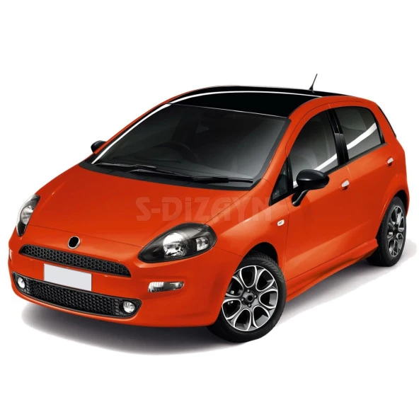 Fiat Grande Punto için Krom Kapı Kolu 4 Kapı 4 Parça 2006 Üzeri ürün görseli 1