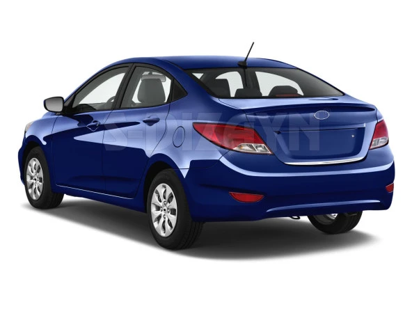 Hyundai Accent Blue için Krom Bagaj Alt Çıta 2011 Üzeri ürün görseli 1