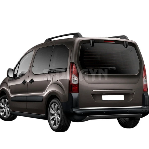 Peugeot Partner Tepee için Krom Bagaj Alt Çıta 2008-2018 ürün görseli 1