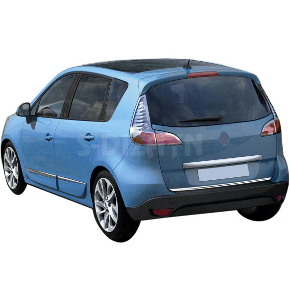 Renault Scenic 3 için Krom Bagaj Alt Çıtası 2009 Üzeri ürün görseli 1