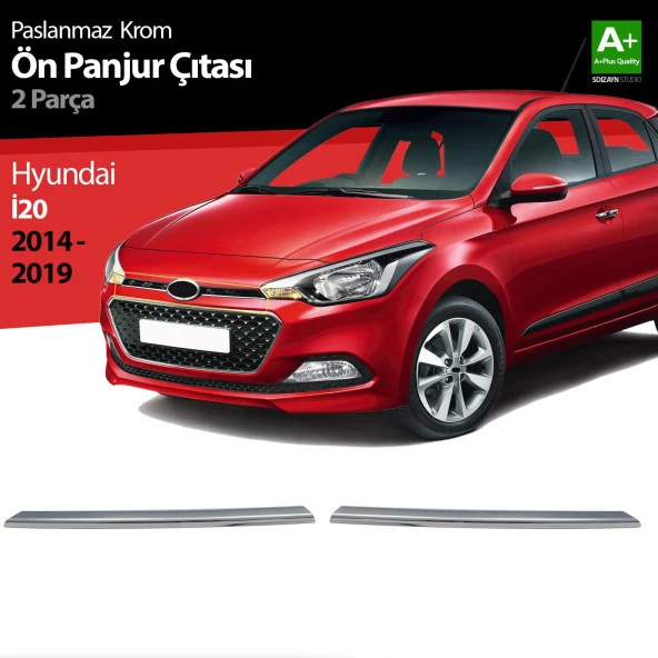 Hyundai İ20 Krom için Ön Panjur 2 Parça 2014-2018 ürün görseli 1