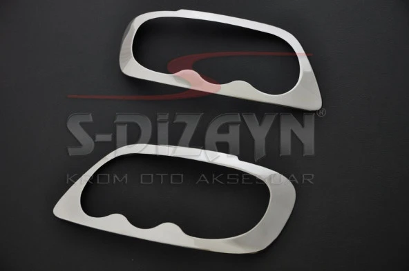 Volkswagen Caddy Krom için Far Çerçevesi 2 Parça 2004-2010 ürün görseli 1
