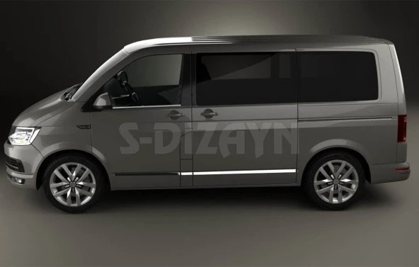 Volkswagen T6 Transporter için Krom Cam Çıtası 2 Parça. 2015 Üzeri ürün görseli 1